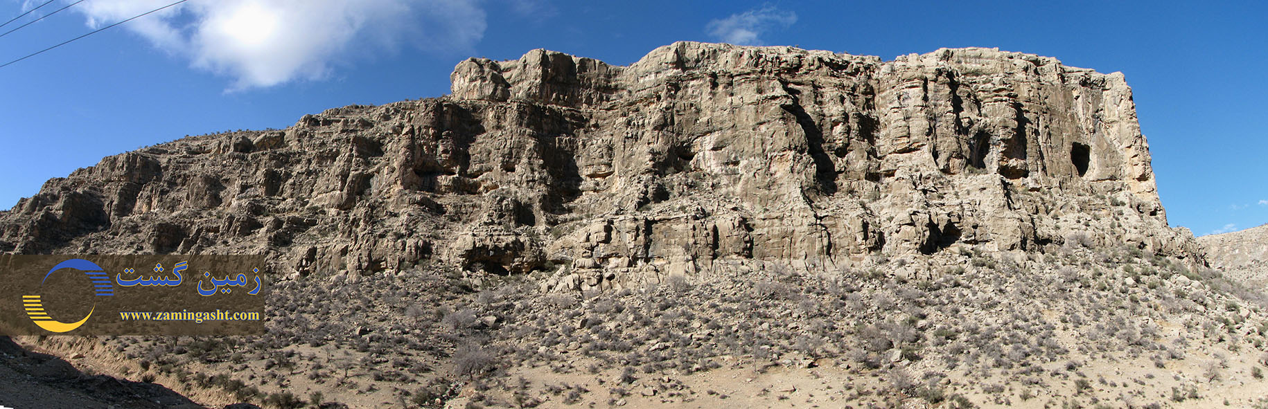 در فروافتادگی خوزستان به جای سازند تبخیری گچساران، عضو آهکی سازند میشان یعنی آهک گوری در حال تشکیل بوده است. در تصویر آهک ریفال گوری در شمال فیروزآباد فارس دیده می شود.