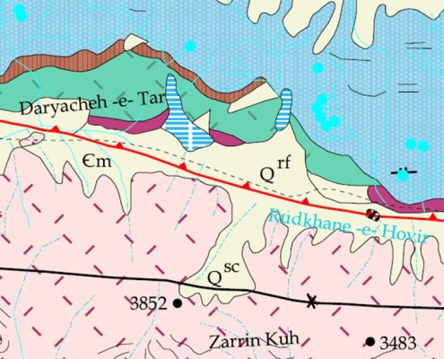 Geological Map of Tar Lake